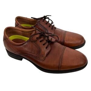 Florsheim Brown Leather Comfort Ortholite Loafers Sz 9